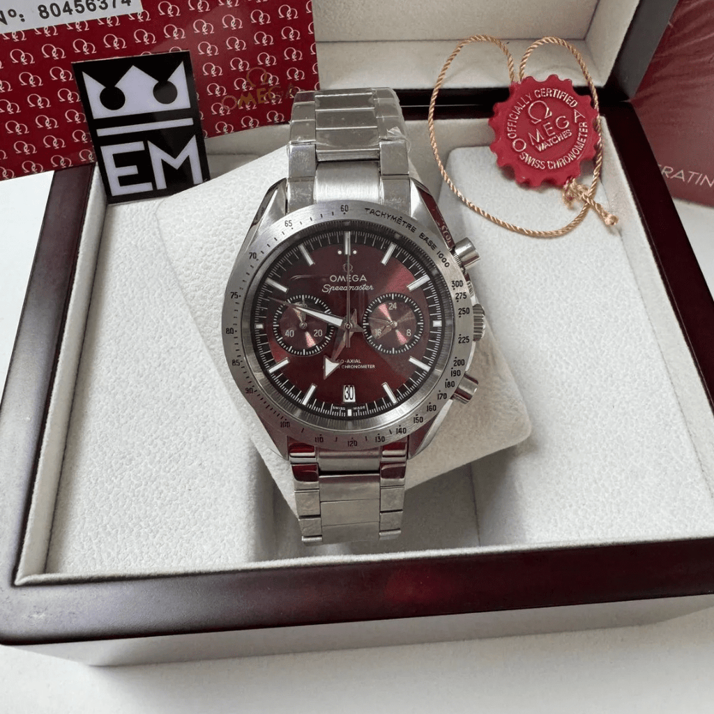 Omega Speedmaster Wine Red Steel