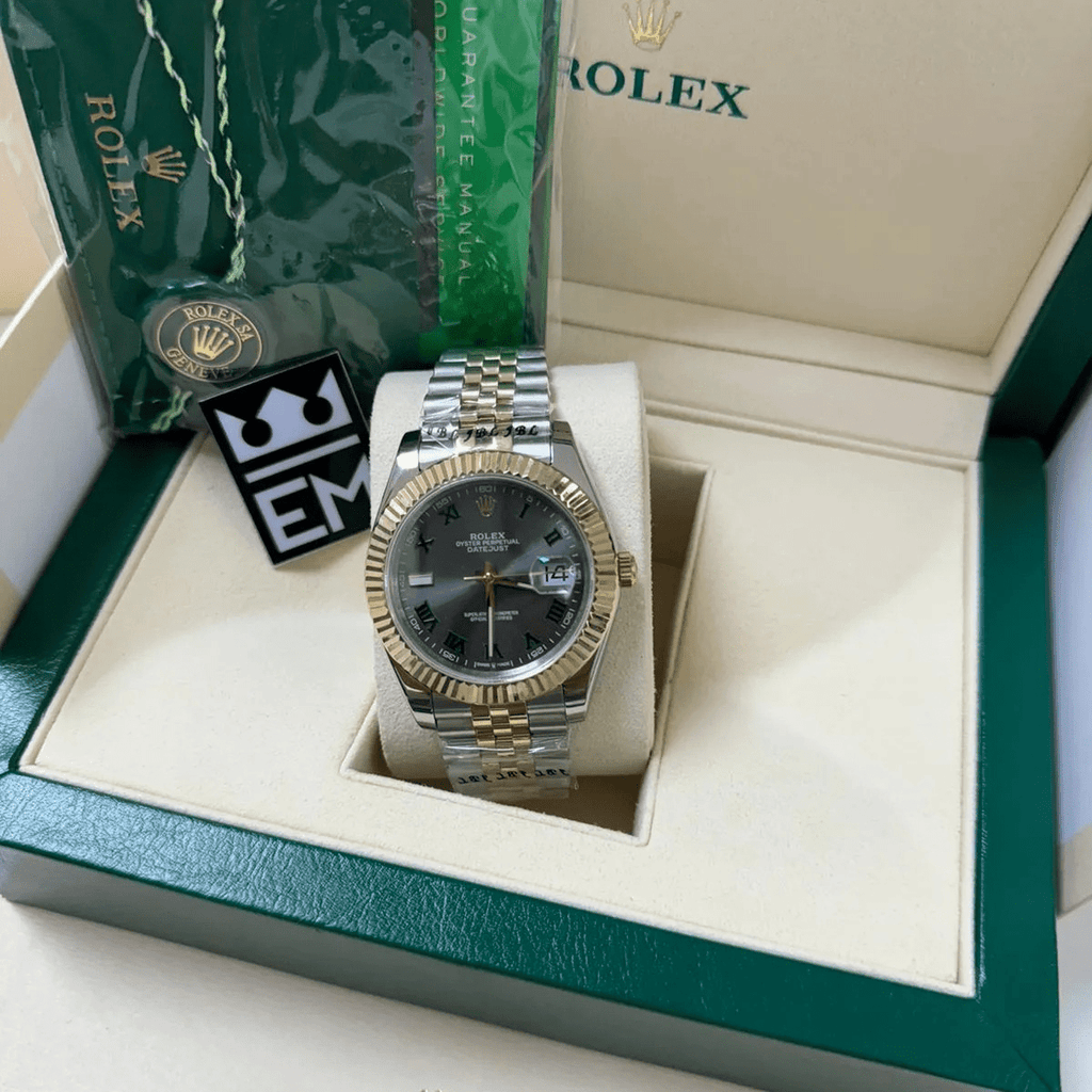 Rolex Datejust 41 – Anthracite Dial with Roman Numerals