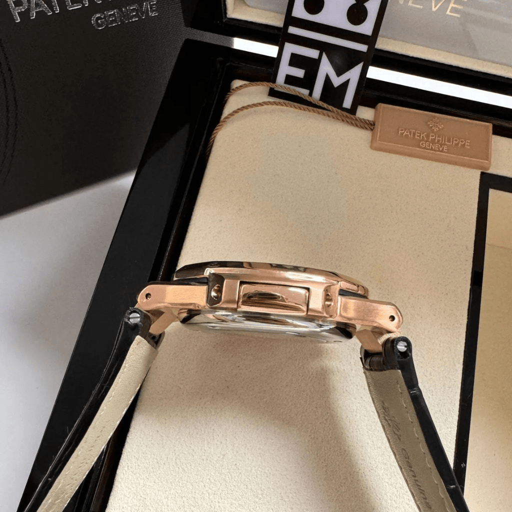 Patek Philippe Nautilus Rose Gold Black Automatic