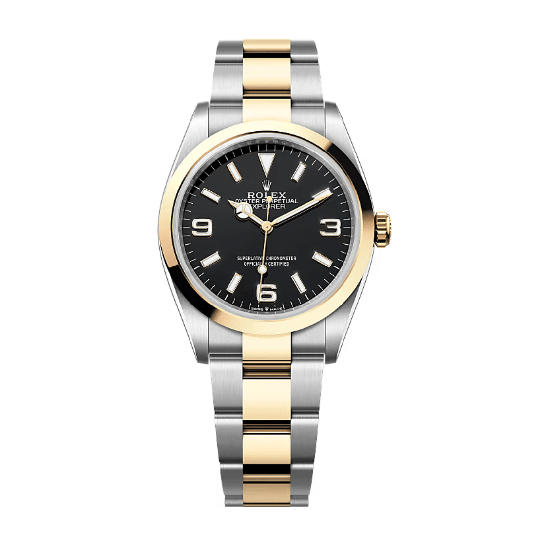 Rolex Explorer – Black Dial – Rolesor